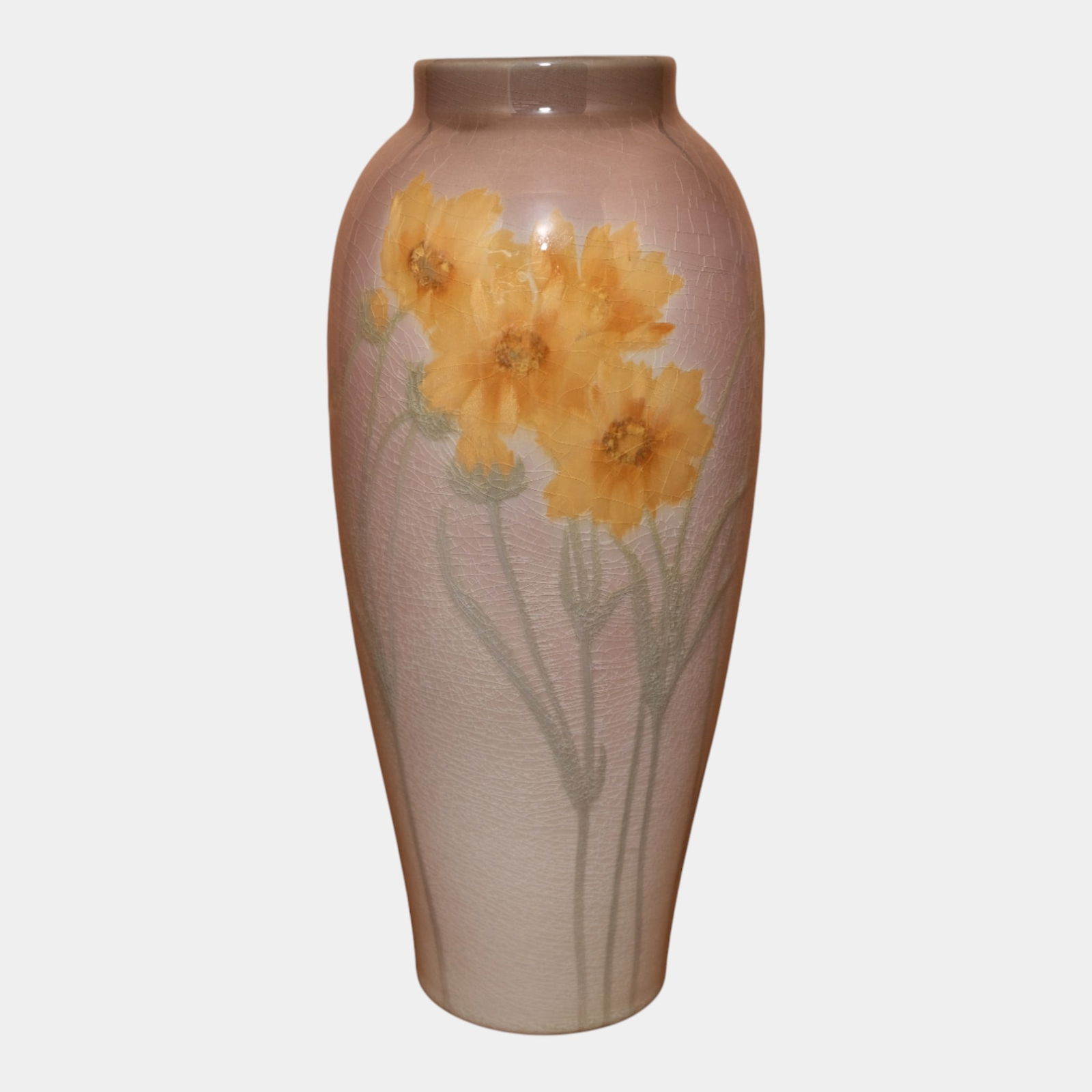 Rookwood Pottery 1903 Iris Glaze Ceramic Tall Vase 901B Olga Geneva Reed: We offer in house shipping on all items. Plus spend $2000 on winning bids on qualified items and your shipping is free. Rookwood Pottery 1903 Iris Glaze Ceramic Tall Vase 901B Olga Geneva Reed This e