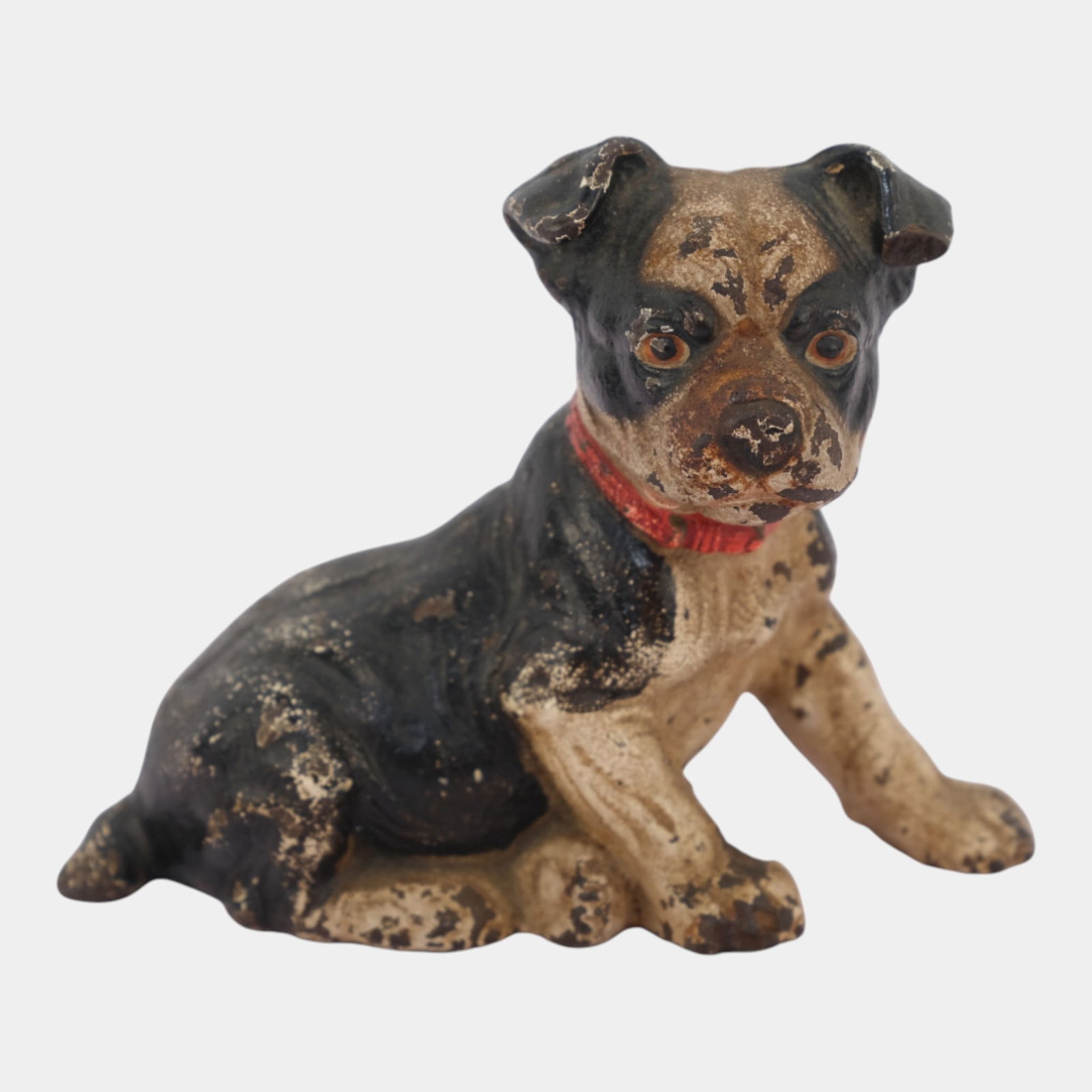 Hubley 1930s Cast Iron Black White Seated Boston Terrier Dog Bookend: We offer in house shipping on all items. Plus spend $2000 on winning bids on qualified items and your shipping is free. Hubley 1930s Cast Iron Black White Seated Boston Terrier Dog Bookend Charming a