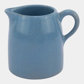 Paul Revere Saturday Evening Girls Pottery 1920s Blue Ceramic Creamer Pitcher