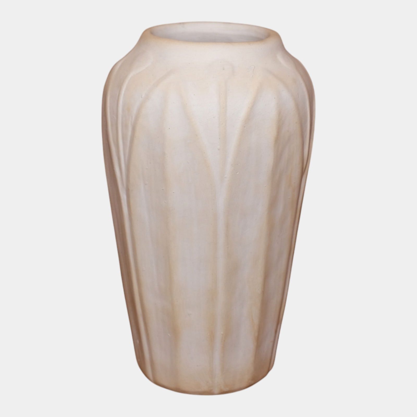Hampshire Early 1900s Vintage Arts And Crafts Pottery Bisque Finish Leaf Vase: We offer in house shipping on all items. Plus spend $2000 on winning bids on qualified items and your shipping is free. Hampshire Early 1900s Vintage Arts And Crafts Pottery Bisque Finish Leaf Vase G