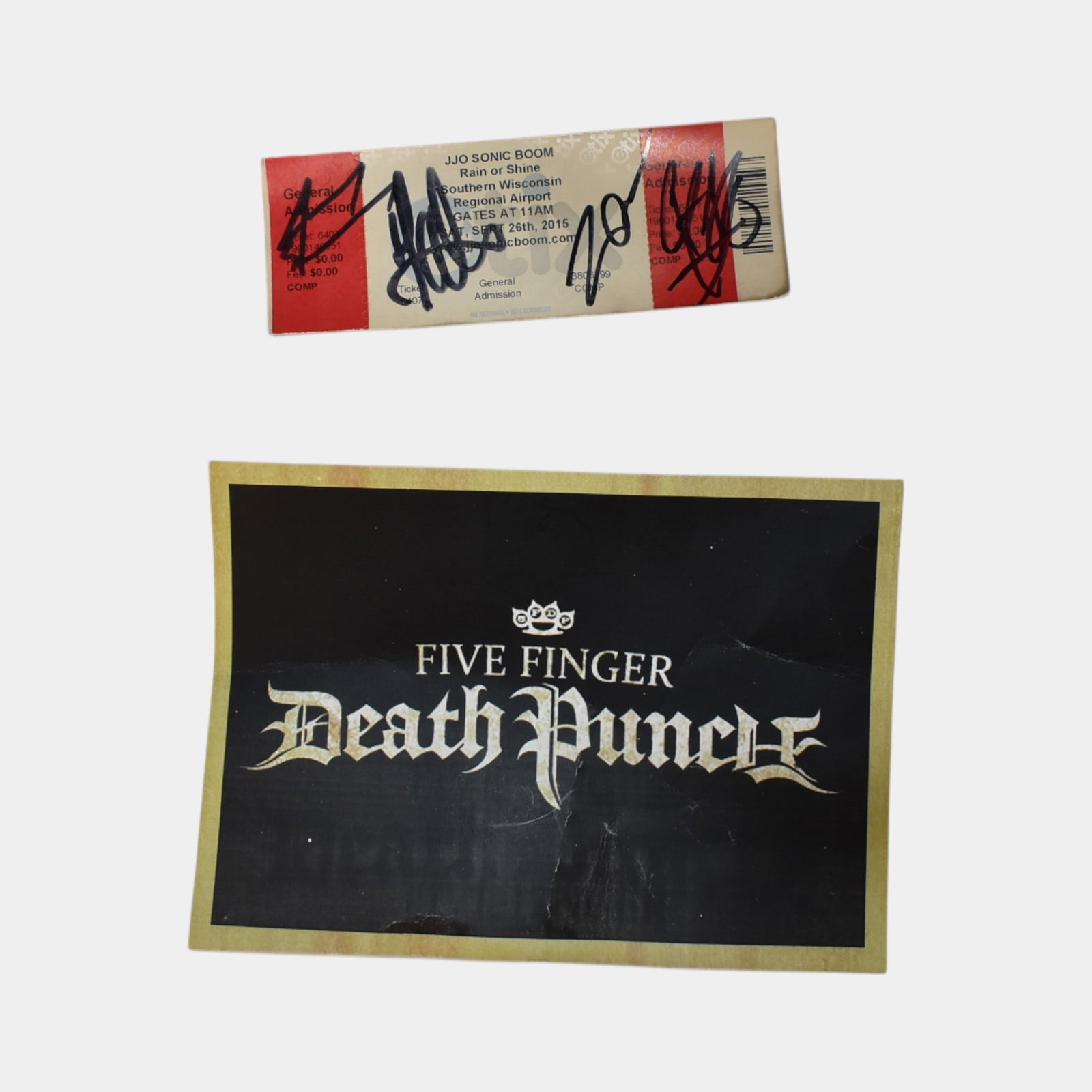5FDP Five Fingered Death Punch Band Hand Signed Pro-Mod Charvel Guitar & Concert Ticket: We offer in house shipping on all items. Plus spend $2000 on winning bids on qualified items and your shipping is free. 5FDP Five Fingered Death Punch Band Hand Signed Pro-Mod Charvel Guitar & Concer