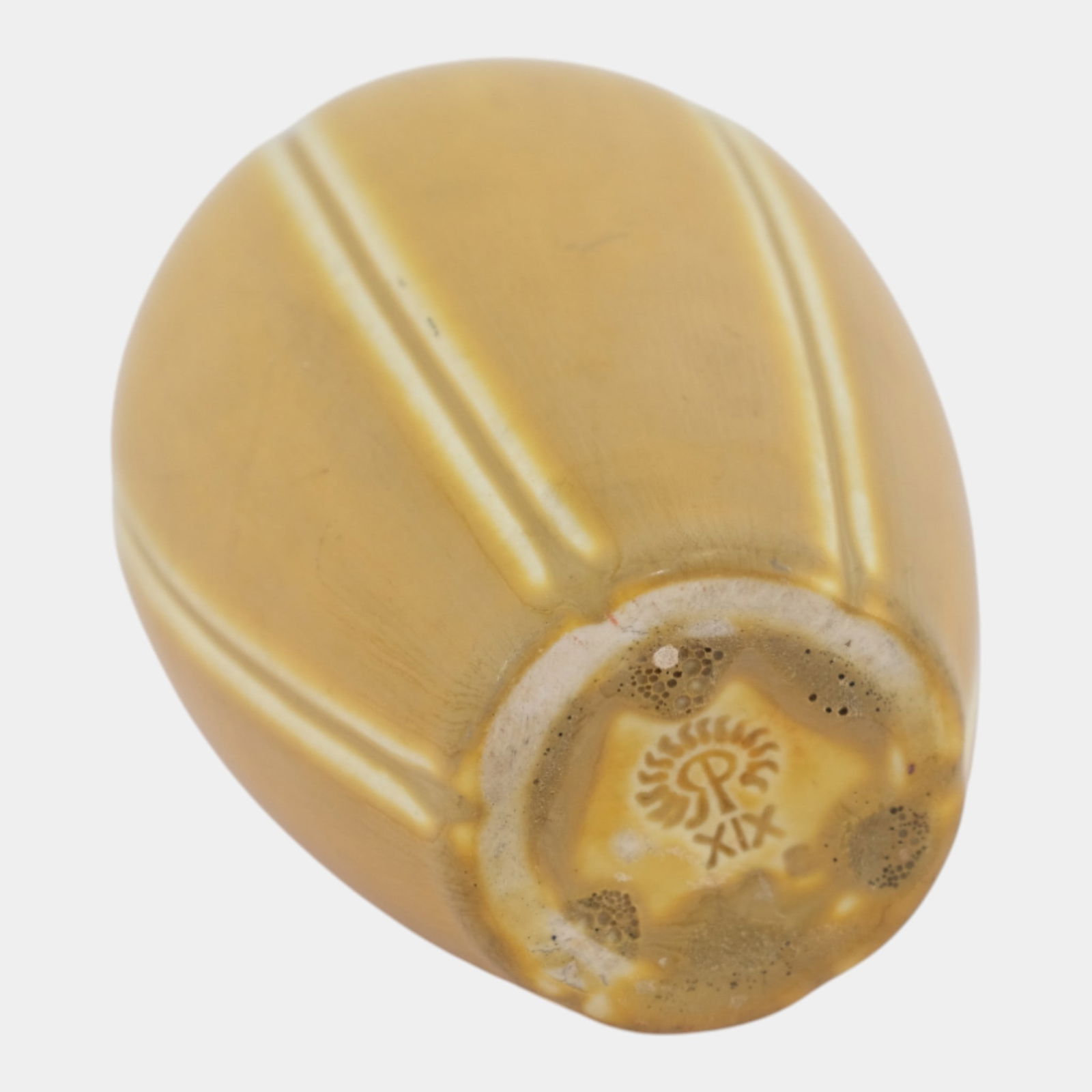 Rookwood 1919 Vintage Arts And Crafts Pottery Yellow Petal Ceramic Vase 2088 - 6