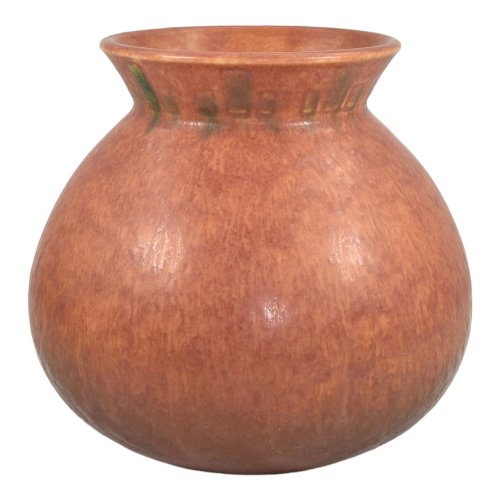 Roseville Windsor Brown 1931 Vintage Art Pottery Ceramic Flower Vase 547-6: Roseville Windsor Brown 1931 Vintage Art Pottery Ceramic Flower Vase 547-6 Nice bulbous vase with a good mottled brown glaze. Excellent original condition. No chips, cracks, damage or repair of any ki