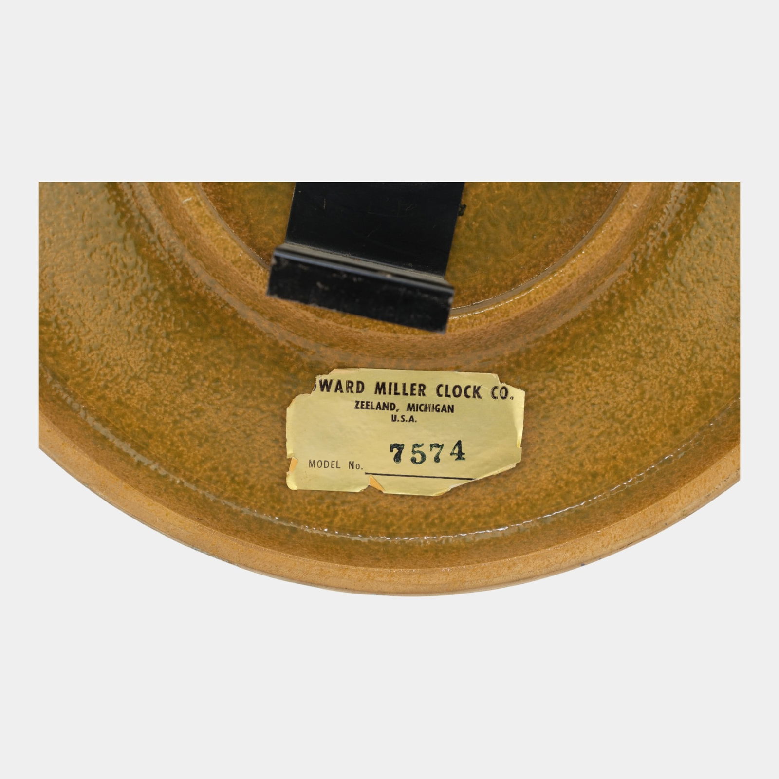 Bitossi & Howard Miller For Raymor Green Blue Mid Century Art Pottery Clock 7574 - 3