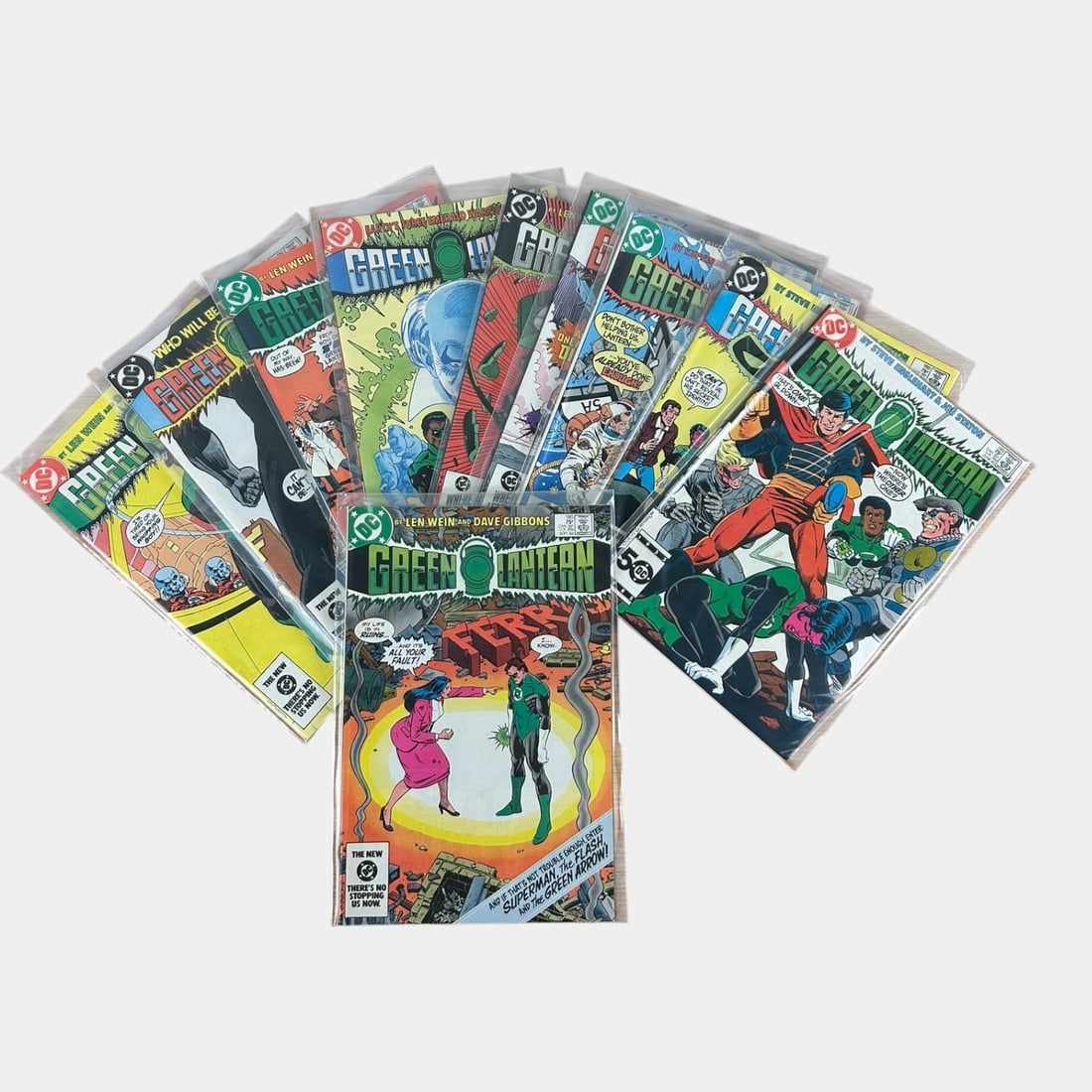 Green Lantern #180-189 High Grade Comic Book Run Includes Key Comic #182: Green Lantern #180-189 High Grade Comic Book Run Includes Key Comic #182 Green Lantern #182 - John Stewart becomes the new Green Lantern