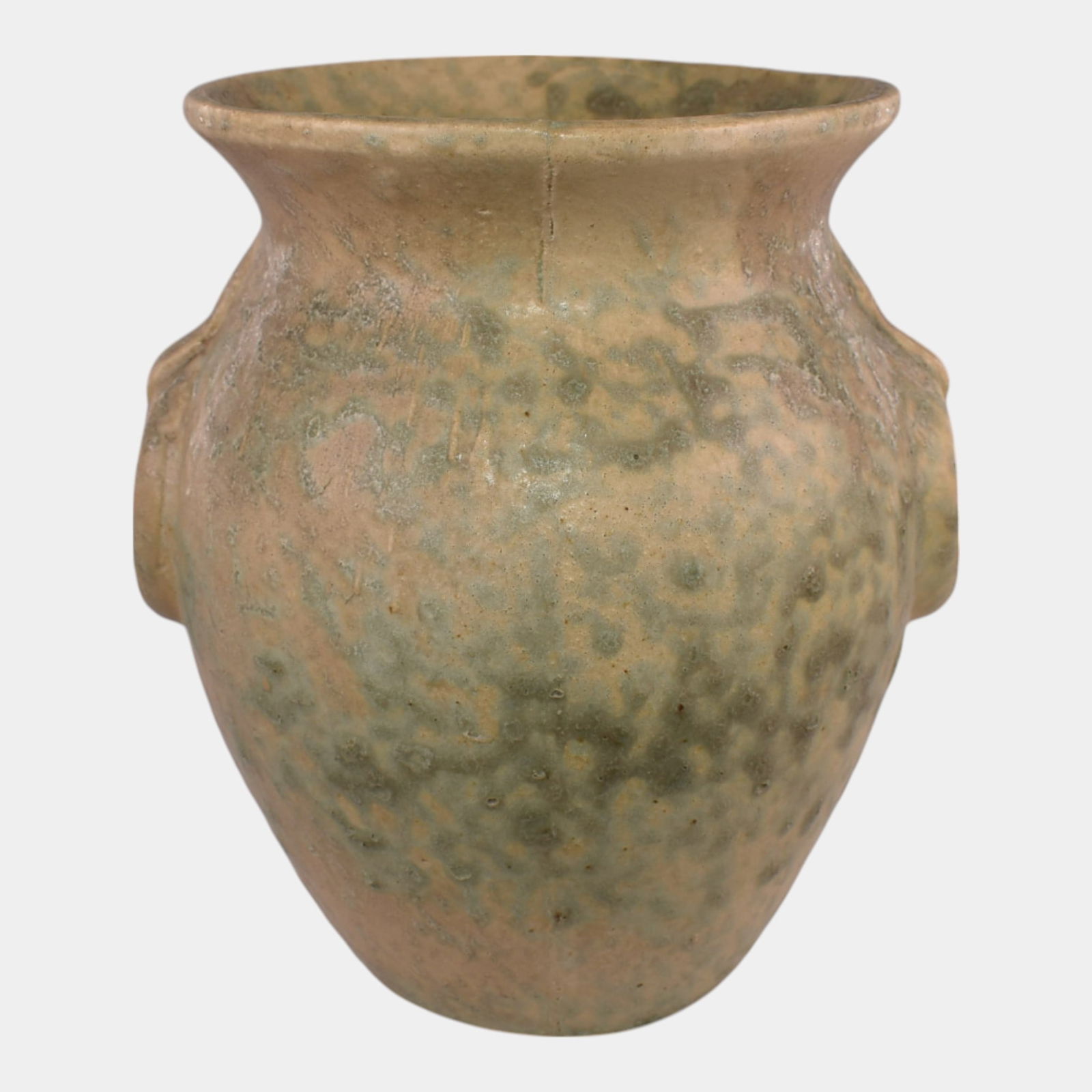 Burley Winter 1930s Vintage Art Pottery Mottled Green Vase 53: Professional, fast, and affordable in house shipping available for all items. Burley Winter 1930s Vintage Art Pottery Mottled Green Vase 53 Great art deco form with a nice mottled glaze. Excellent or