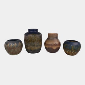 Peters and Reed Landsun Art Pottery Vases