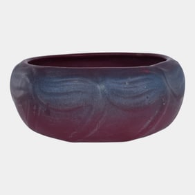 Van Briggle Late Teens Vintage Arts And Crafts Pottery Purple Bowl