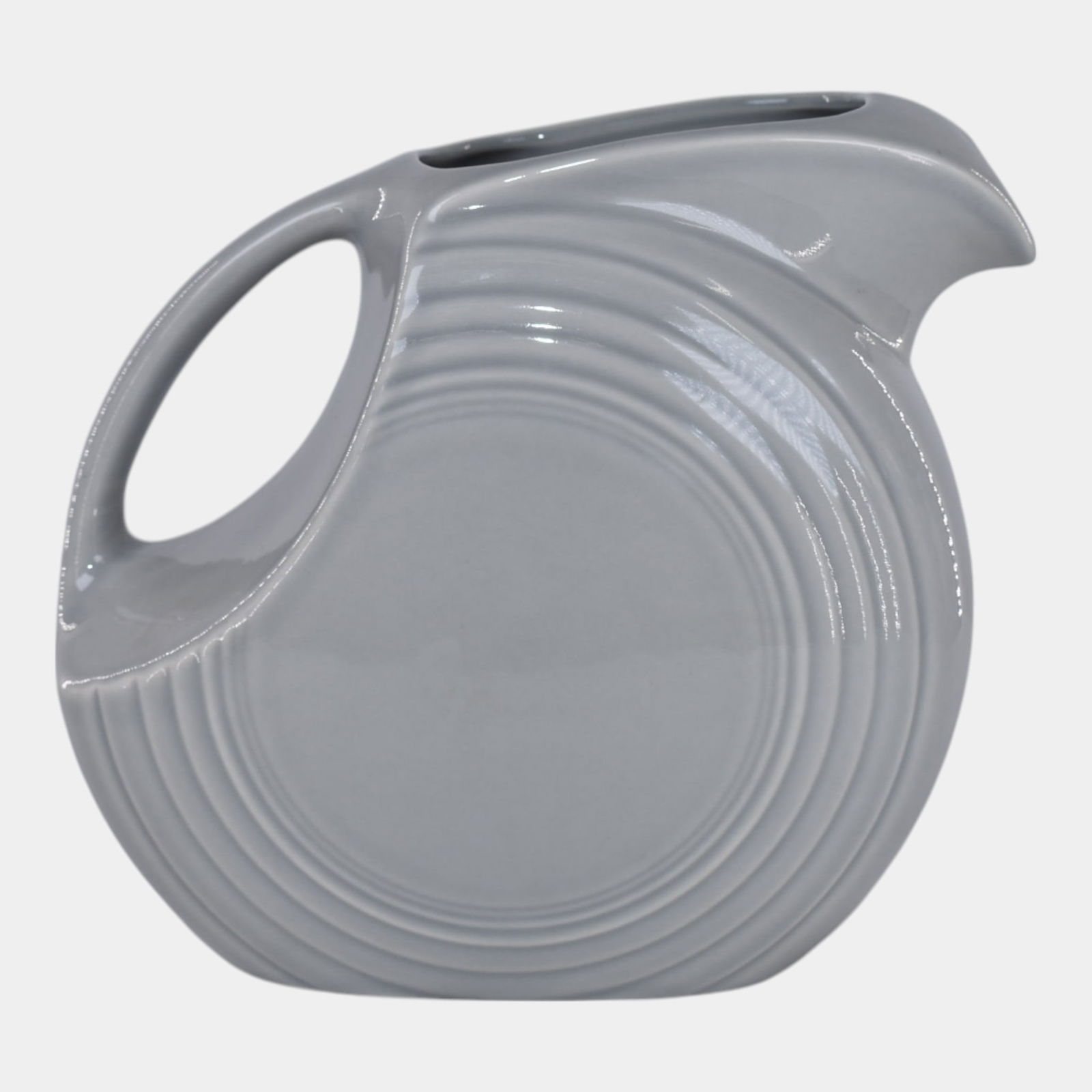 Fiestaware Vintage Art Pottery Gray Ceramic Pitcher: Professional, fast, and affordable in house shipping available for all items. Fiestaware Vintage Art Pottery Gray Ceramic Pitcher Excellent original condition. No chips, cracks, damage or repair of a