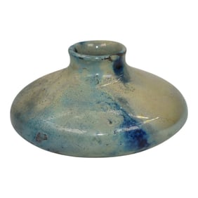 Iridescent Art Pottery Pewabic Style Ceramic Vase