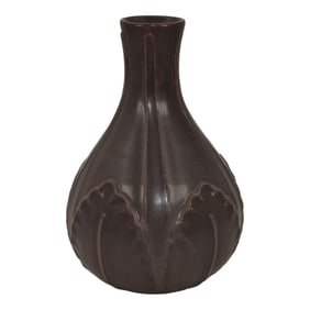 Ephraim Faience 2006 Pottery Purple Peaceful Prairie Ceramic Vase 321