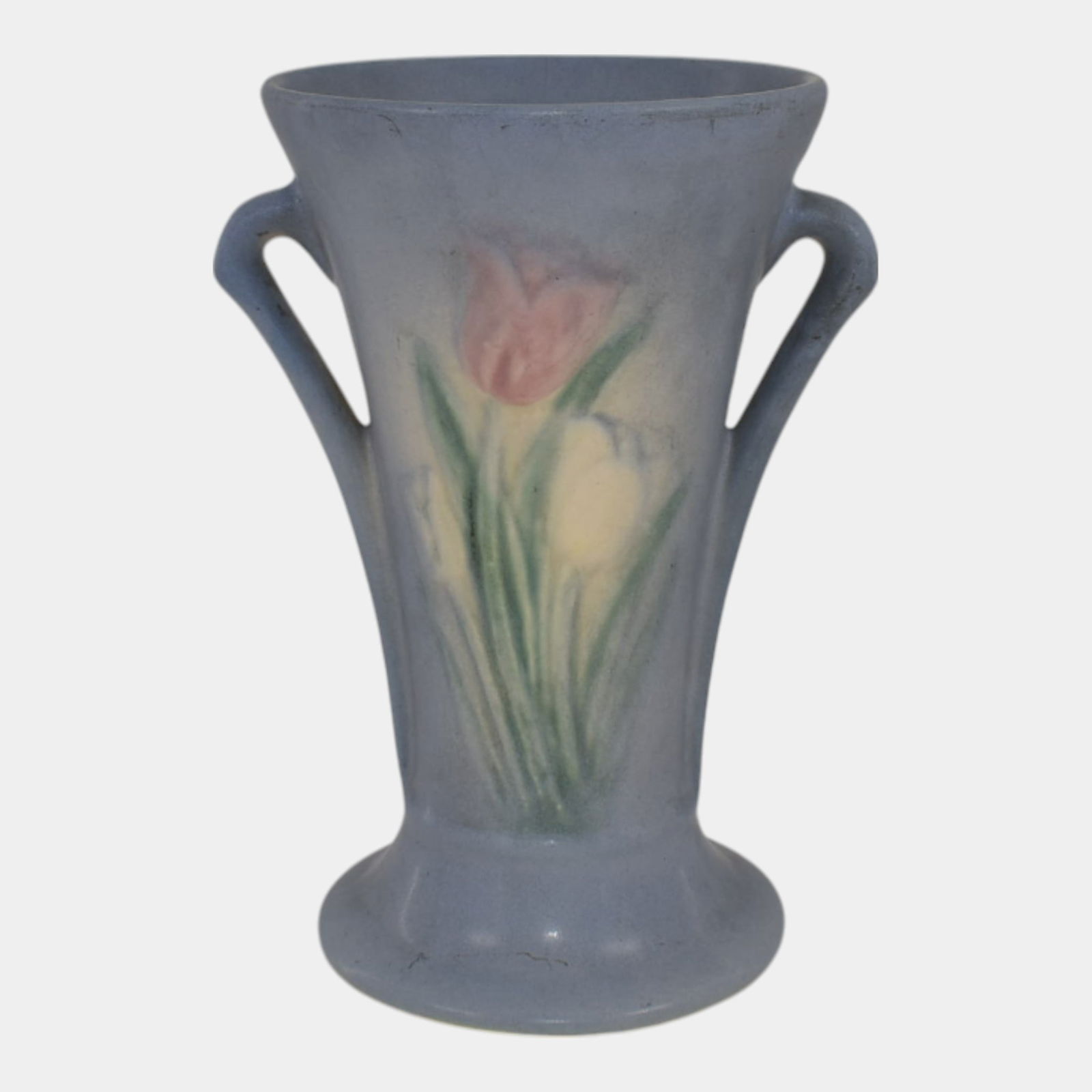 Hull Pottery Sueno Tulip Purple Vase 100-33-6 (1 of 6)