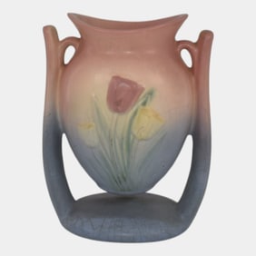Hull Pottery Sueno Tulip Pink Purple Vase