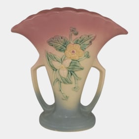 Hull Pottery Wildflower Fan Vase W-15-10