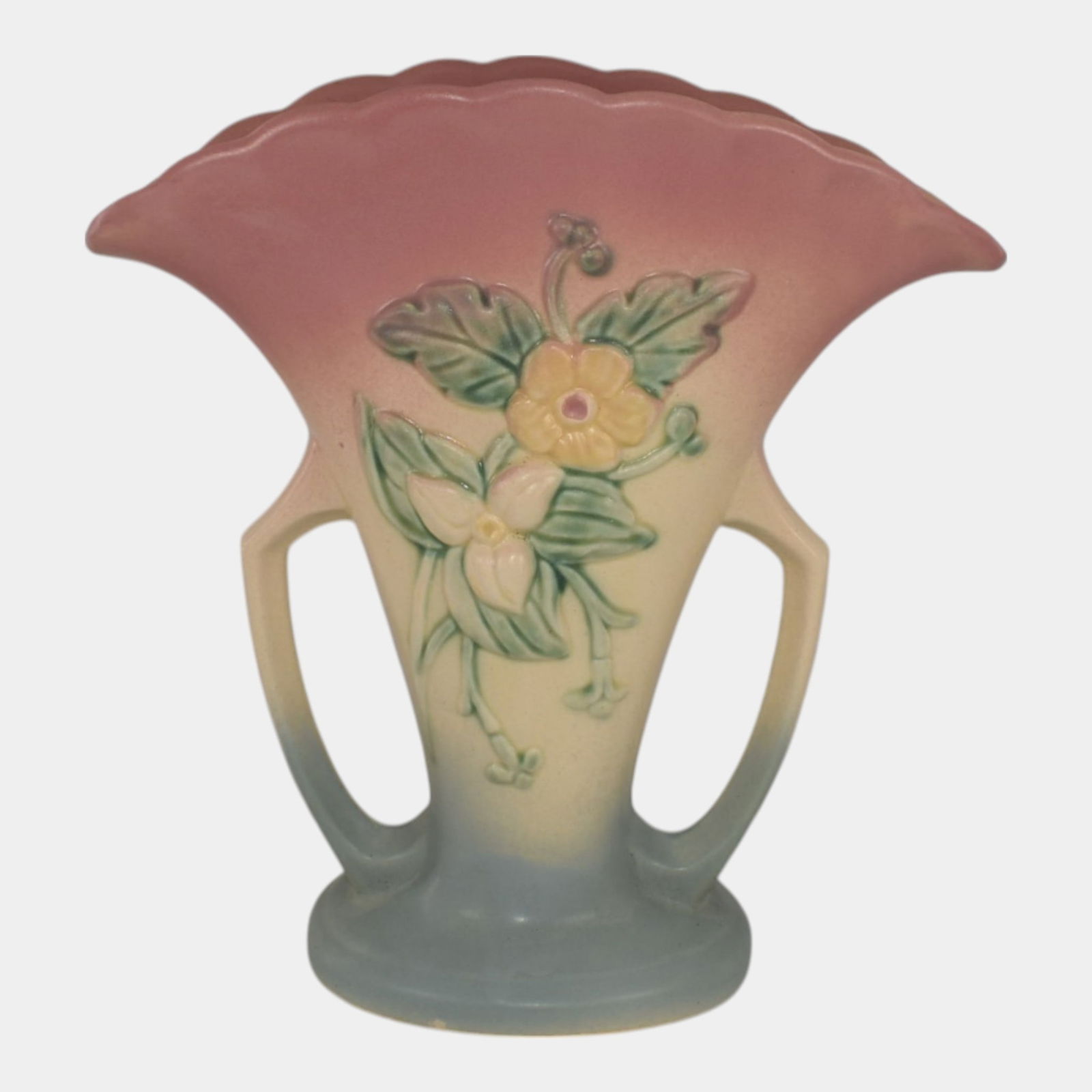 Hull Pottery Wildflower Fan Vase W-15-10 (1 of 6)