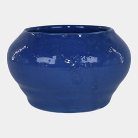 Van Briggle Memorial Tours Original Pottery Blue Bowl Willis