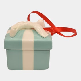 Tiffany & Co Art Pottery Porcelain Present Ornament