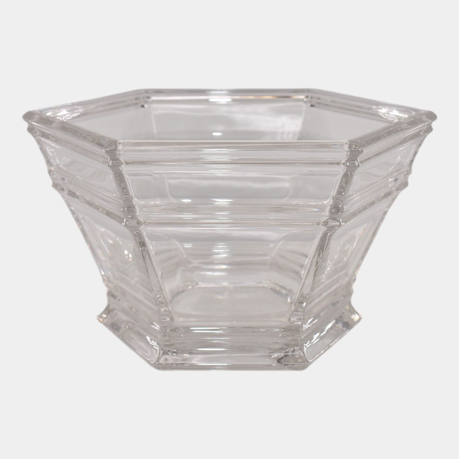 Tiffany & Co Clear Crystal Hexagonal Bowl (1 of 6)