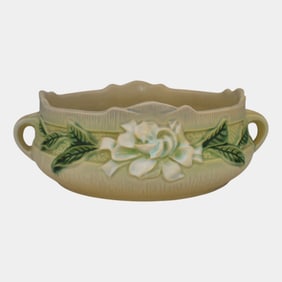 Roseville Gardenia Gray 1950 Mid Century Modern Art Pottery Ceramic Bowl 626-6