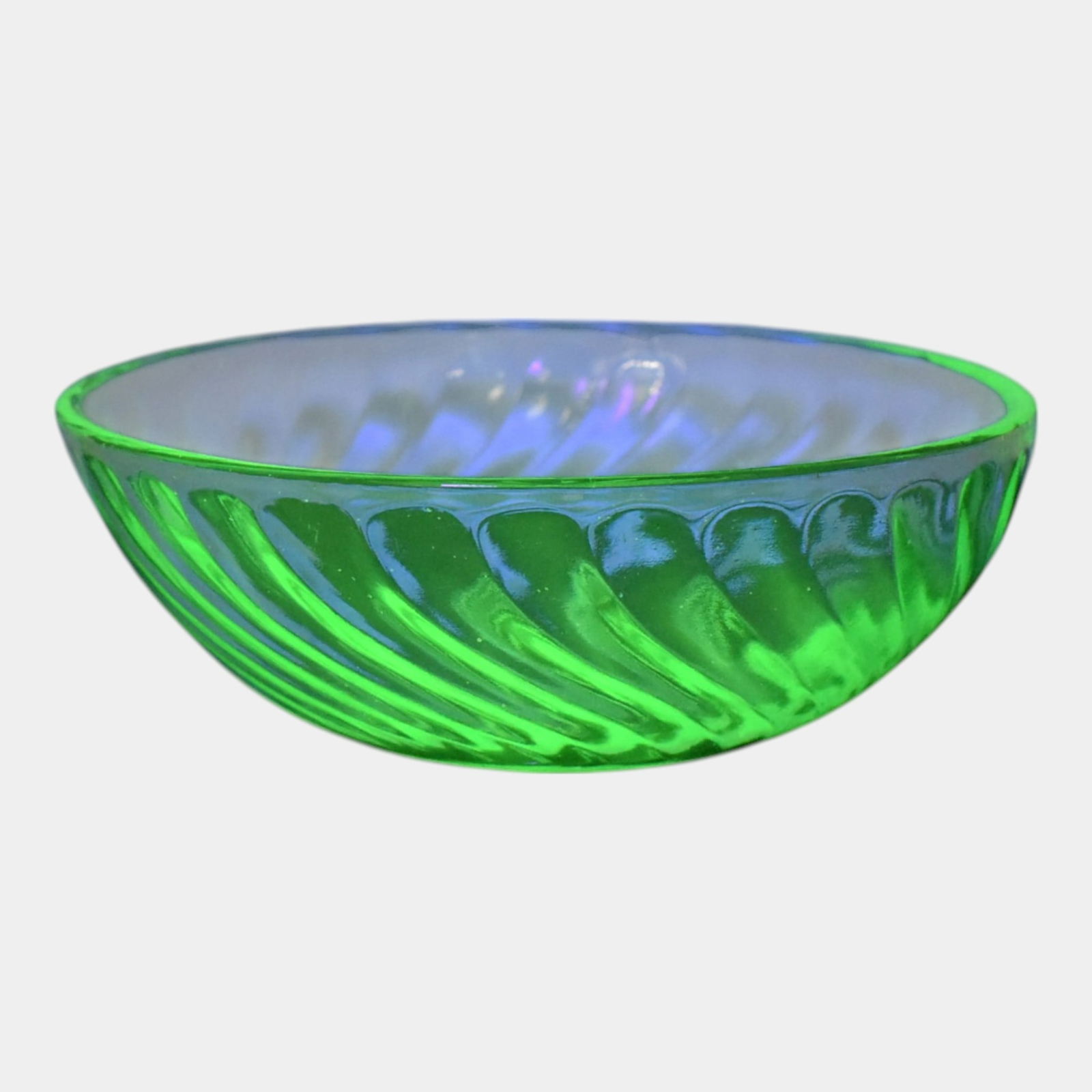 Uranium Green Depression Glass Bowls Set Of 3 (1 of 5)