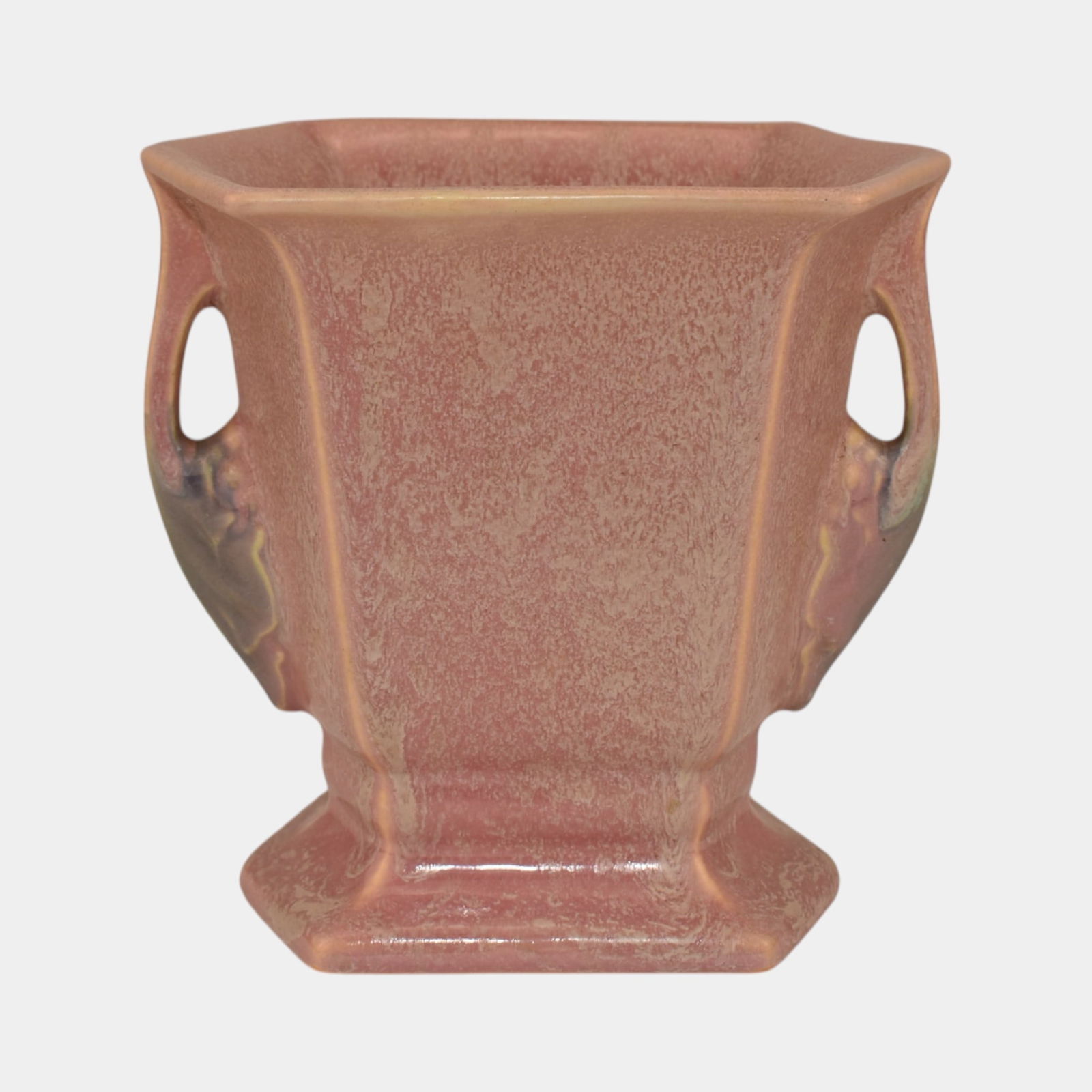 Roseville Tuscany Pink 1927 Vintage Art Pottery Ceramic Vase 70-5 - 3