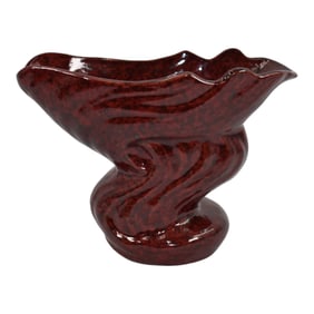 Roseville Capri Red 1954 Mid Century Modern Art Pottery Planter Vase 580-5