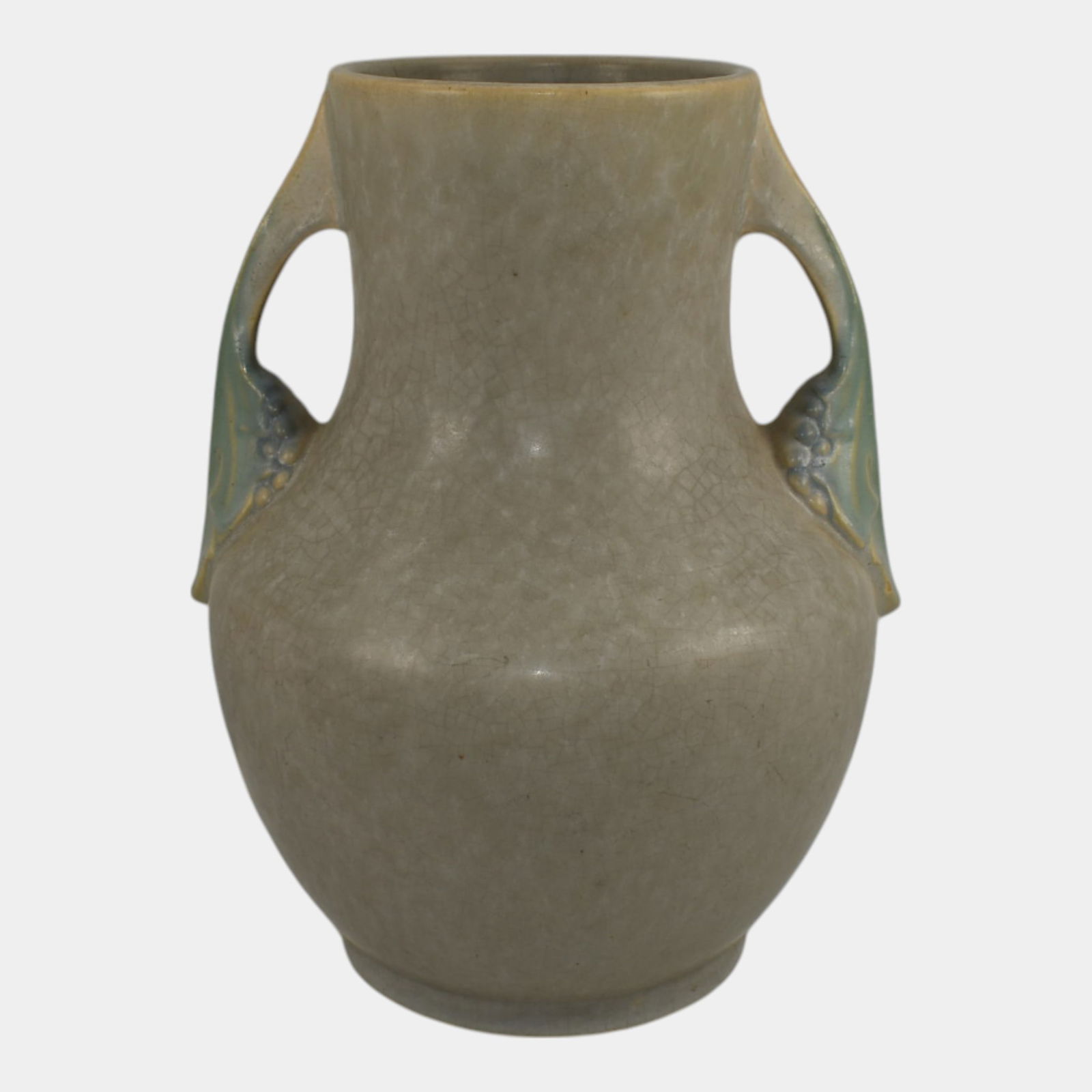 Roseville Tuscany Gray Pottery Large Vase 346-9 (1 of 6)