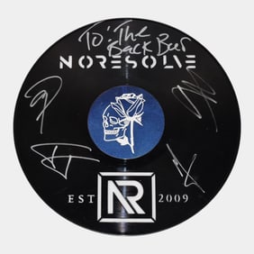 No Resolve Modern Rock Personalized Band Signed Vinyl Record