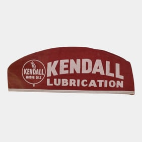 Kendall Motor Oils Lubrication Vintage Red Advertising Mechanics Cap Hat
