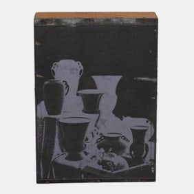 Monmouth Western Stoneware 1924-1927 Catalog Wood Block Stamp