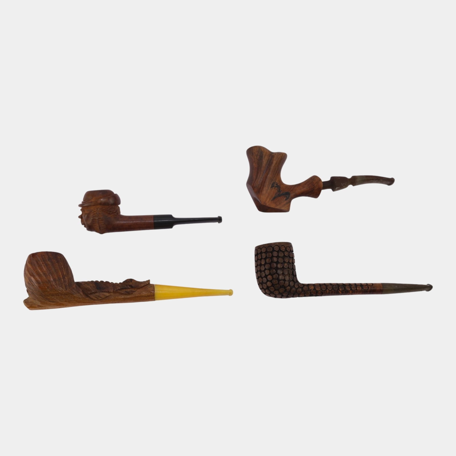 Champ Of Denmark Larsen & Stigart And Other Assorted Carved Briar Smoking Pipes (1 of 7)