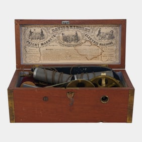 1850s David & Kidder's Patent Magneto Electric Machine For Nervous Diseases