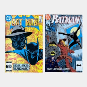 Batman #386 & 457 High Grade Copper Age Key Comic Book Issues DC Comics