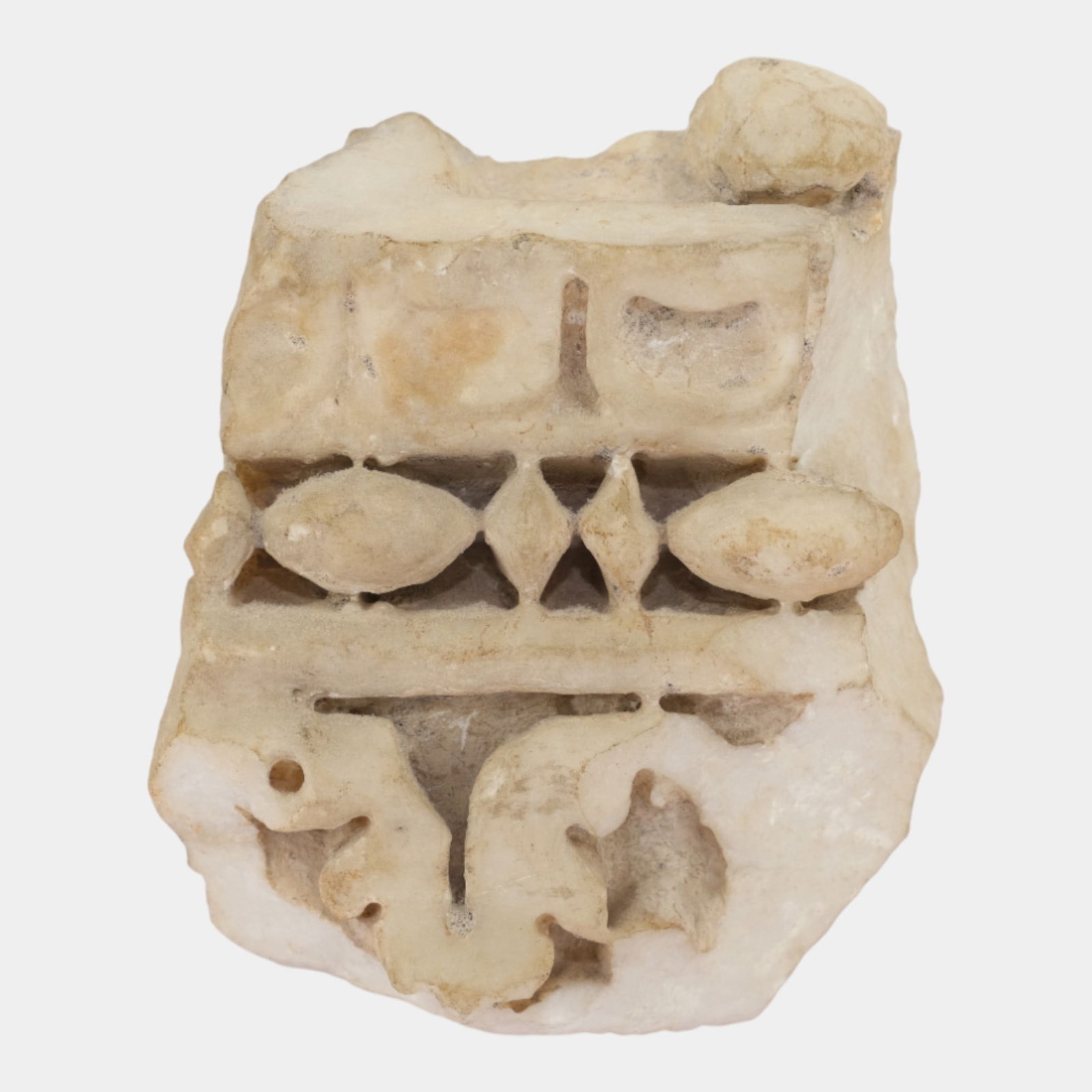 Roman Forum Ruins Attributed Architectural Stone Fragment In Relief (1 of 3)