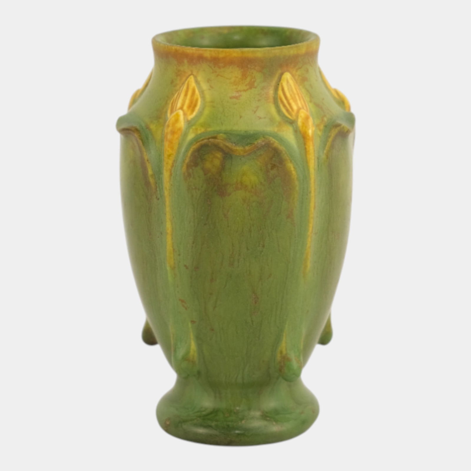 Ephraim Faience 2021 Pot Of The Week Miniature Algae Green Athena Vase (1 of 3)