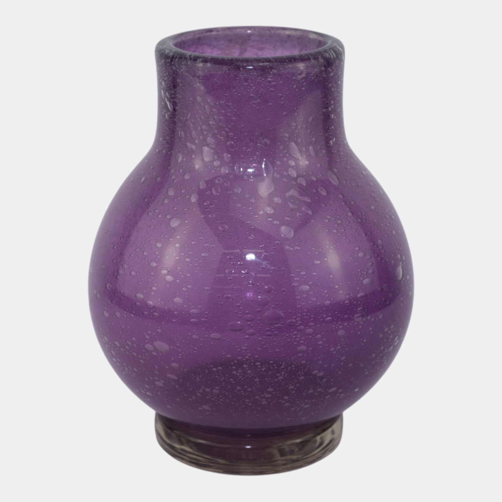 Keith Murray For Stevens & Williams Art Deco Controlled Bubble Art Glass Vase (1 of 6)