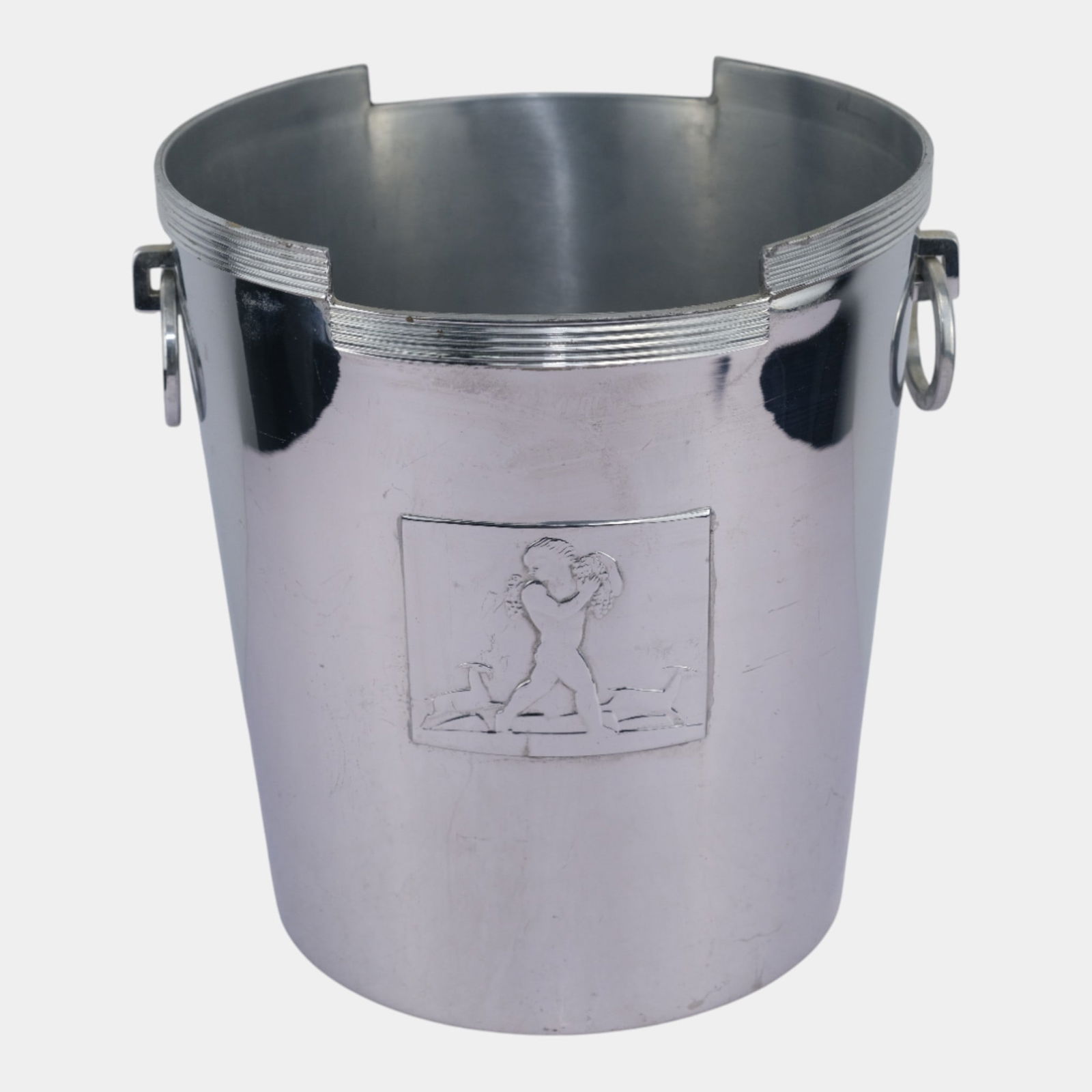Lurelle Guild For Chase 1930s Art Deco Machine Age Bacchus Panel Champagne Bucket (1 of 7)