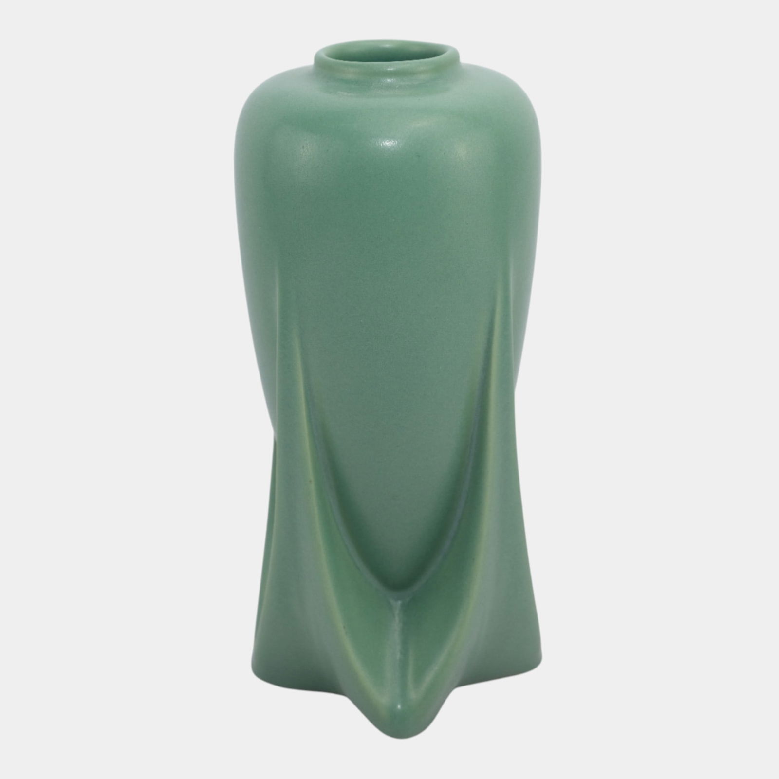 Teco Art Pottery Collection Contemporary Green Rocket Art Pottery Vase (1 of 6)