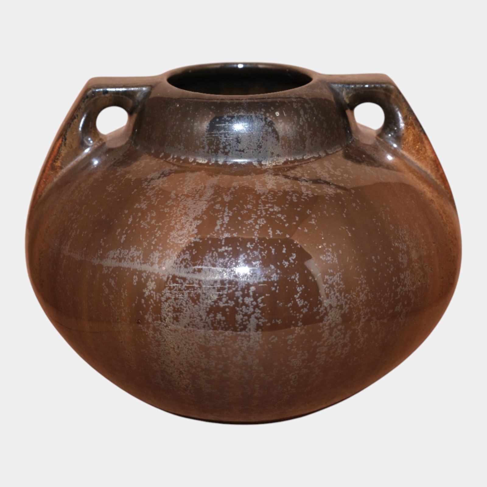 Fulper Arts And Crafts Pottery Flambe Copper Dust Glaze Buttressed Vase 656: We offer affordable in-house shipping on all items. Fulper Arts And Crafts Pottery Flambe Copper Dust Glaze Buttressed Vase 656 Fulper Pottery Arts & Crafts 2-handled Buttressed Vase in heavy Flambe'