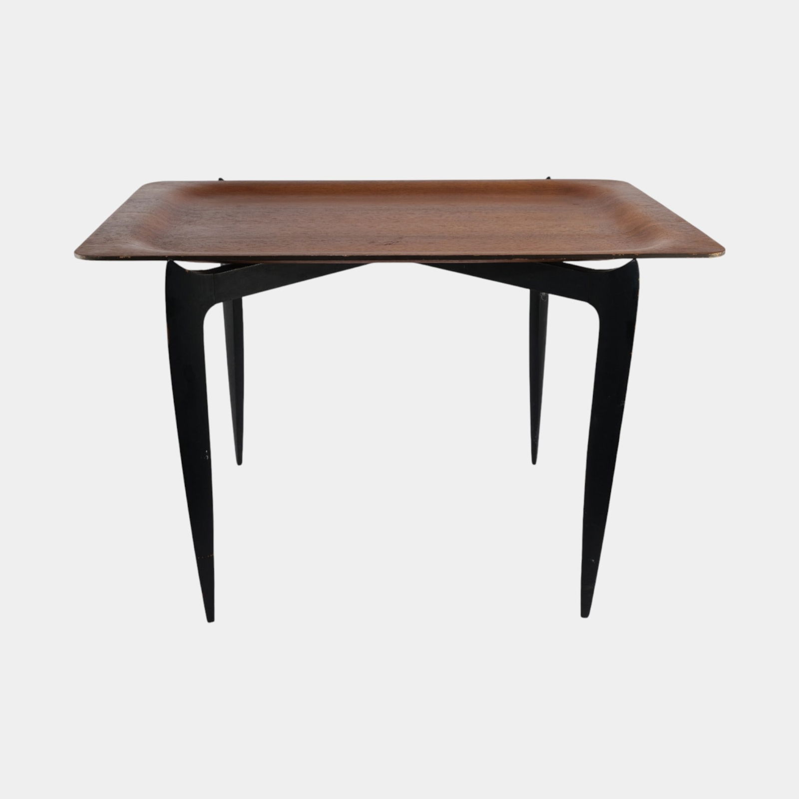 Fritz Hansen For Illums Bolighus Danish MCM Teak Wood Folding Tray Table (1 of 8)