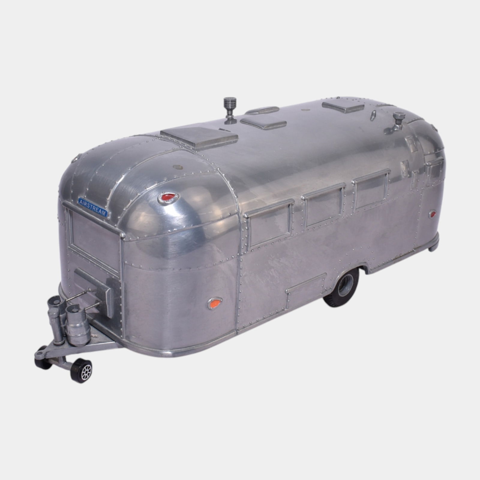 Pottery Barn Gray Diecast Airstream Flying Cloud Travel Trailer 1:18 Scale (1 of 3)