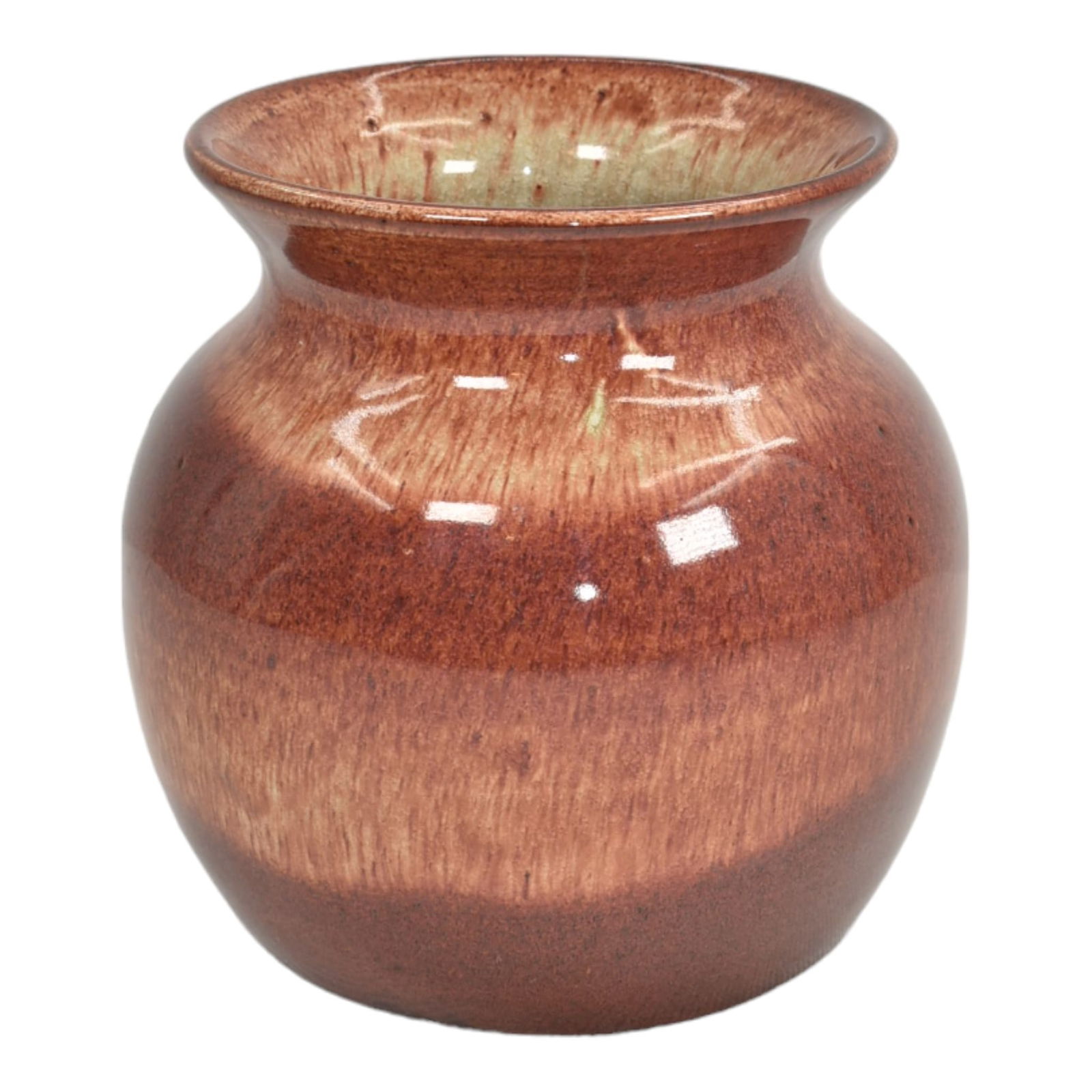 Pine Ridge Sioux Dakota Native American Pottery Hand Made Red Vase Cottier (1 of 6)