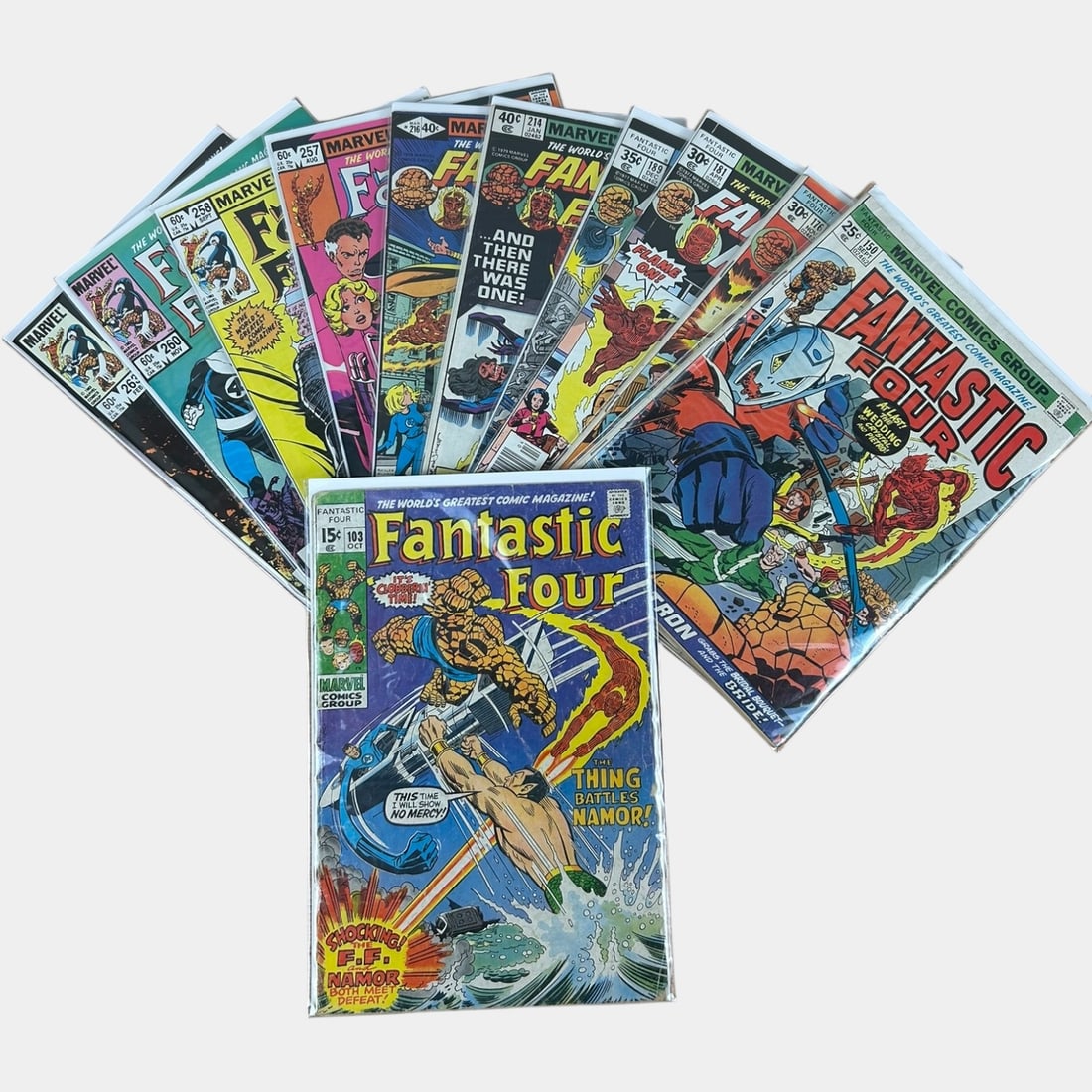 Fantastic Four Silver Age To Bronze Age Grouping Of 11 Key Comic Books Marvel (1 of 4)