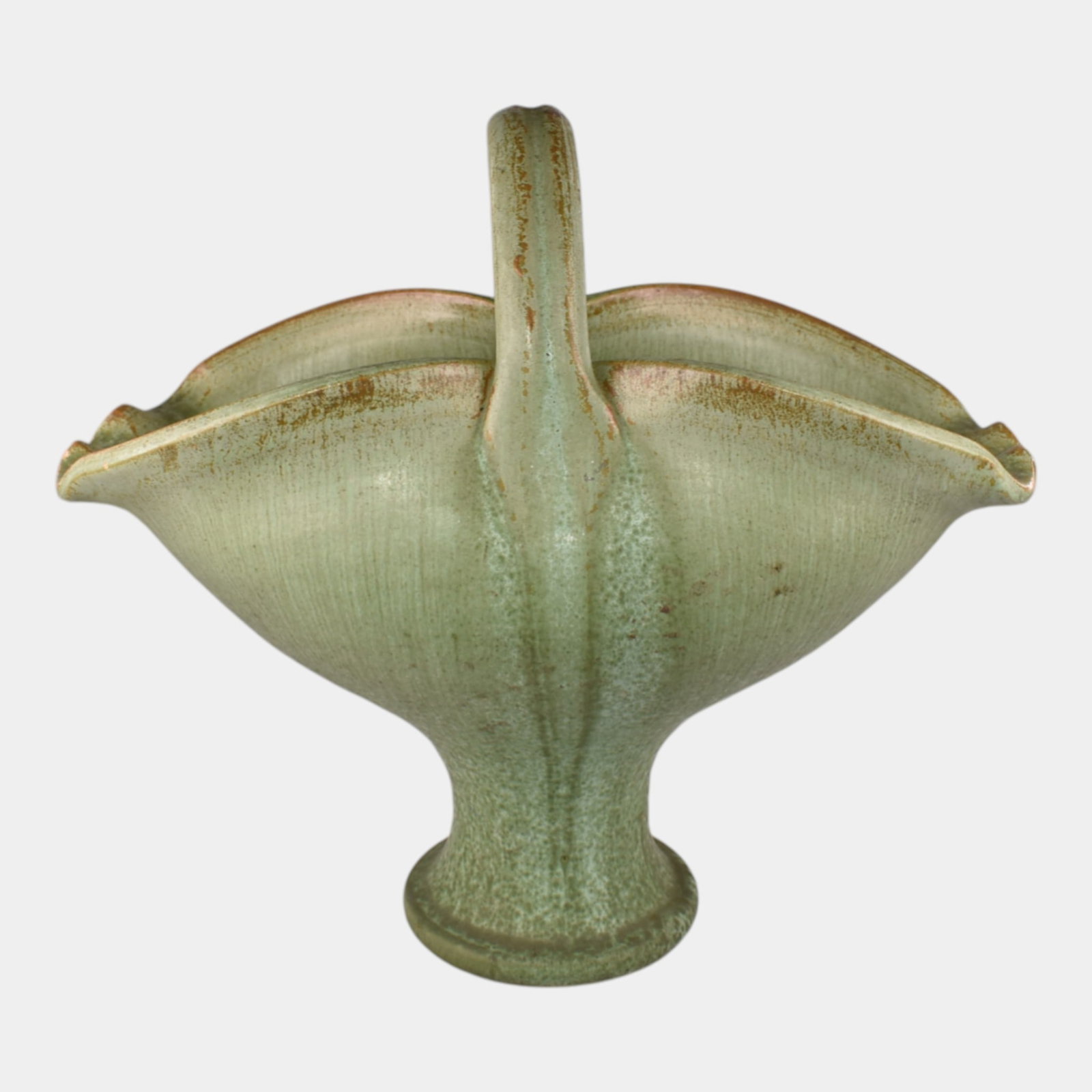 Cole Pottery North Carolina Vintage Art Pottery Basket (1 of 8)