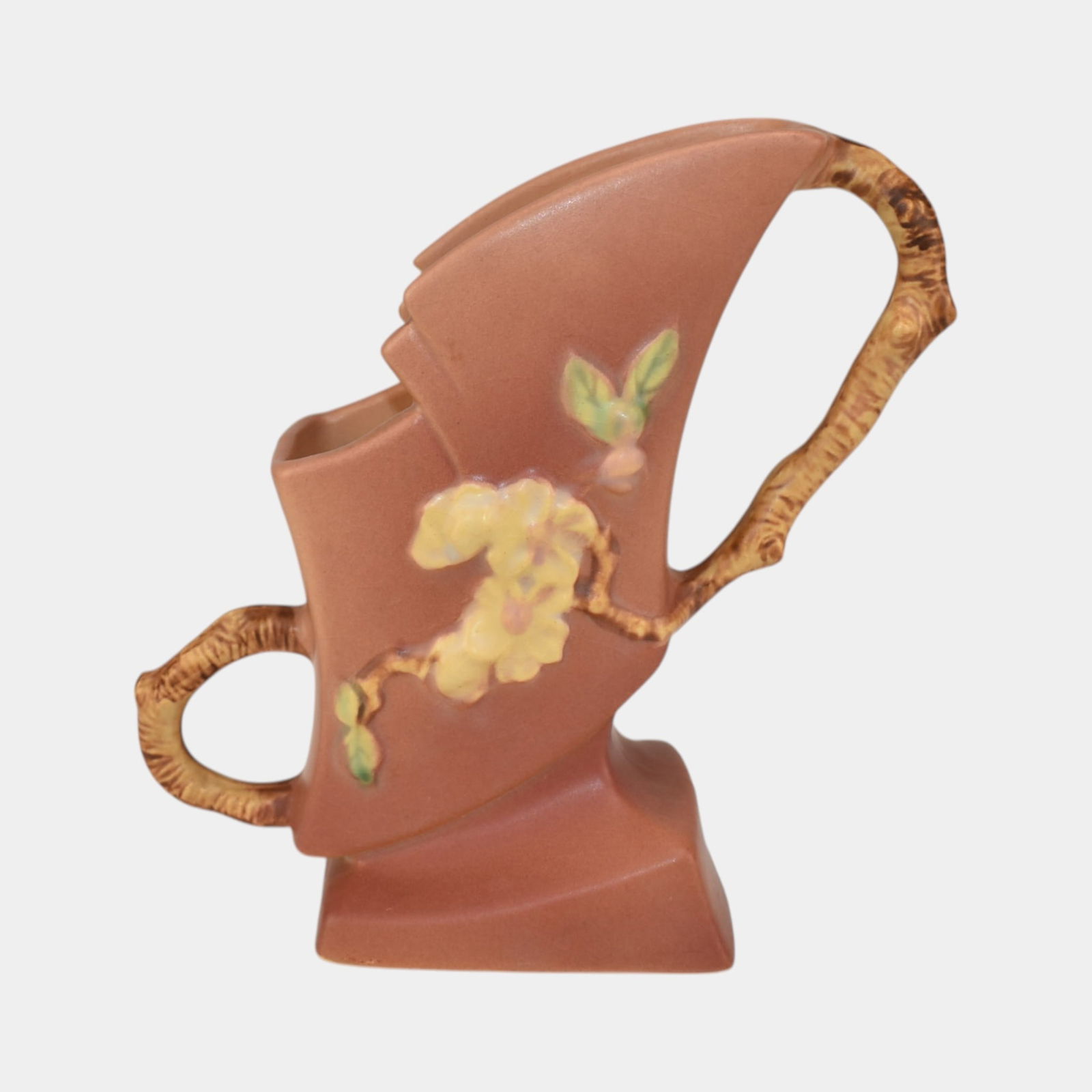 Roseville Apple Blossom Pink 1949 MCM Pottery Vase 373-7 (1 of 6)