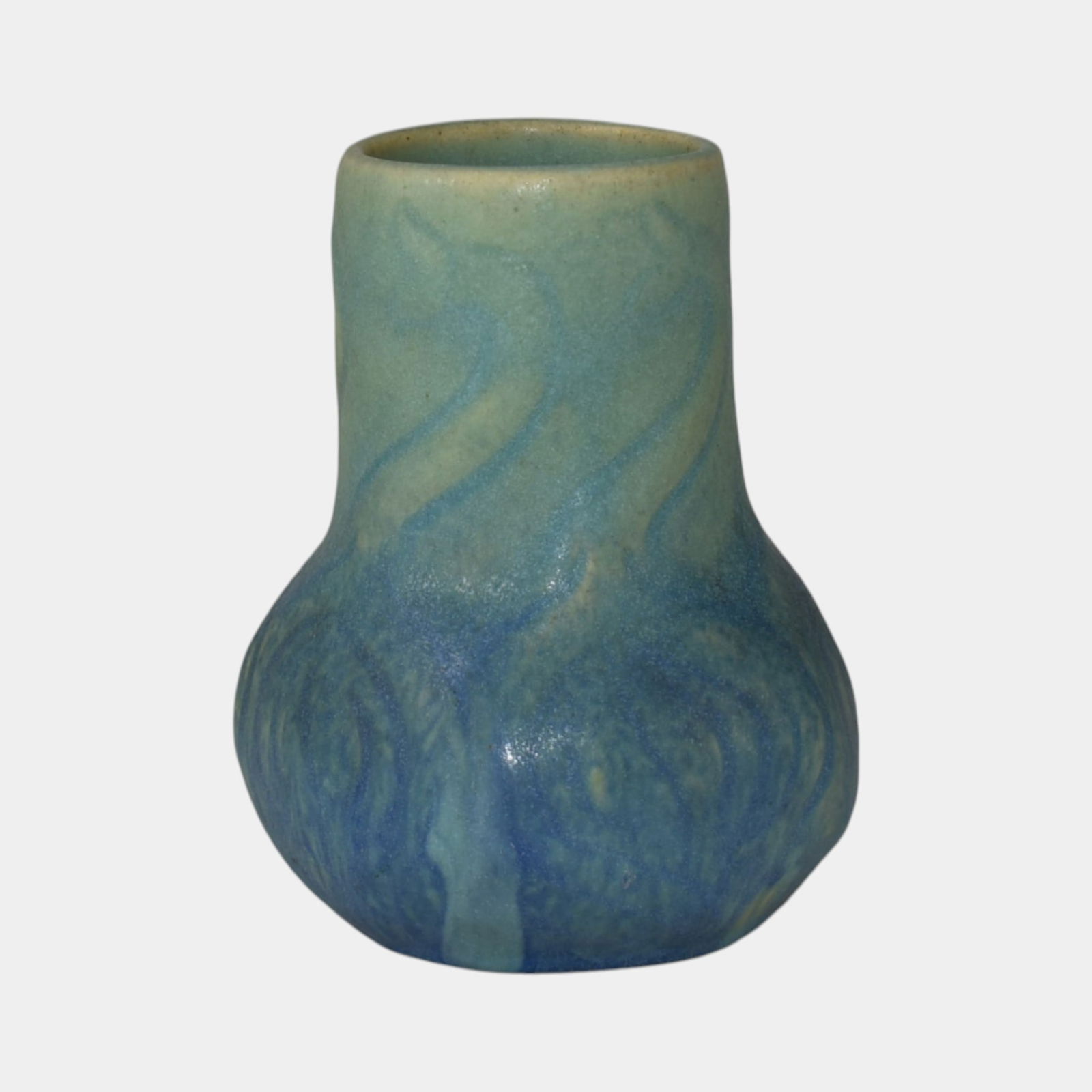 Van Briggle 1920s Vintage Arts And Crafts Pottery Blue Vase 645 (1 of 6)