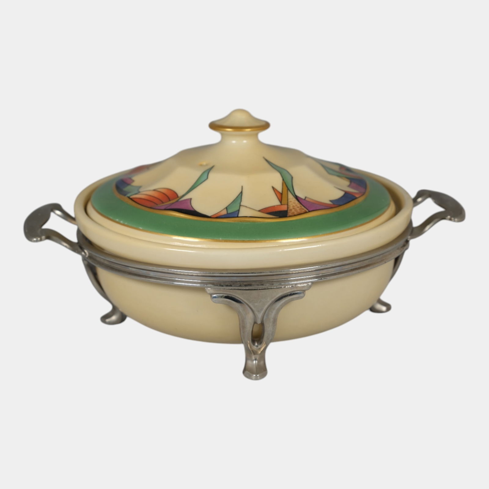 Fraunfelter Royal Rochester Royalite Casserole Dish Metal Holder (1 of 6)