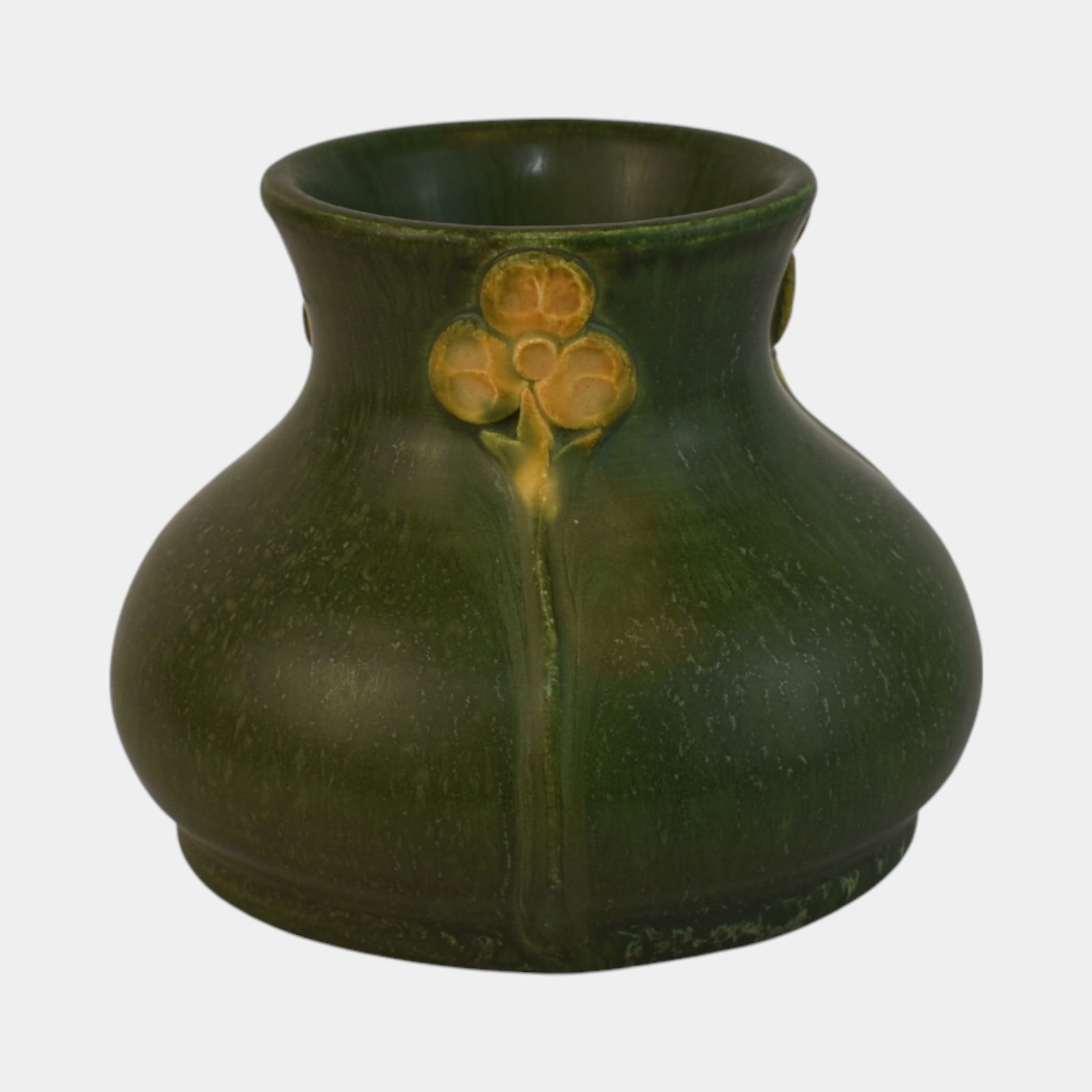 Ephraim Faience Hand Made Art Pottery Green Vase (1 of 6)