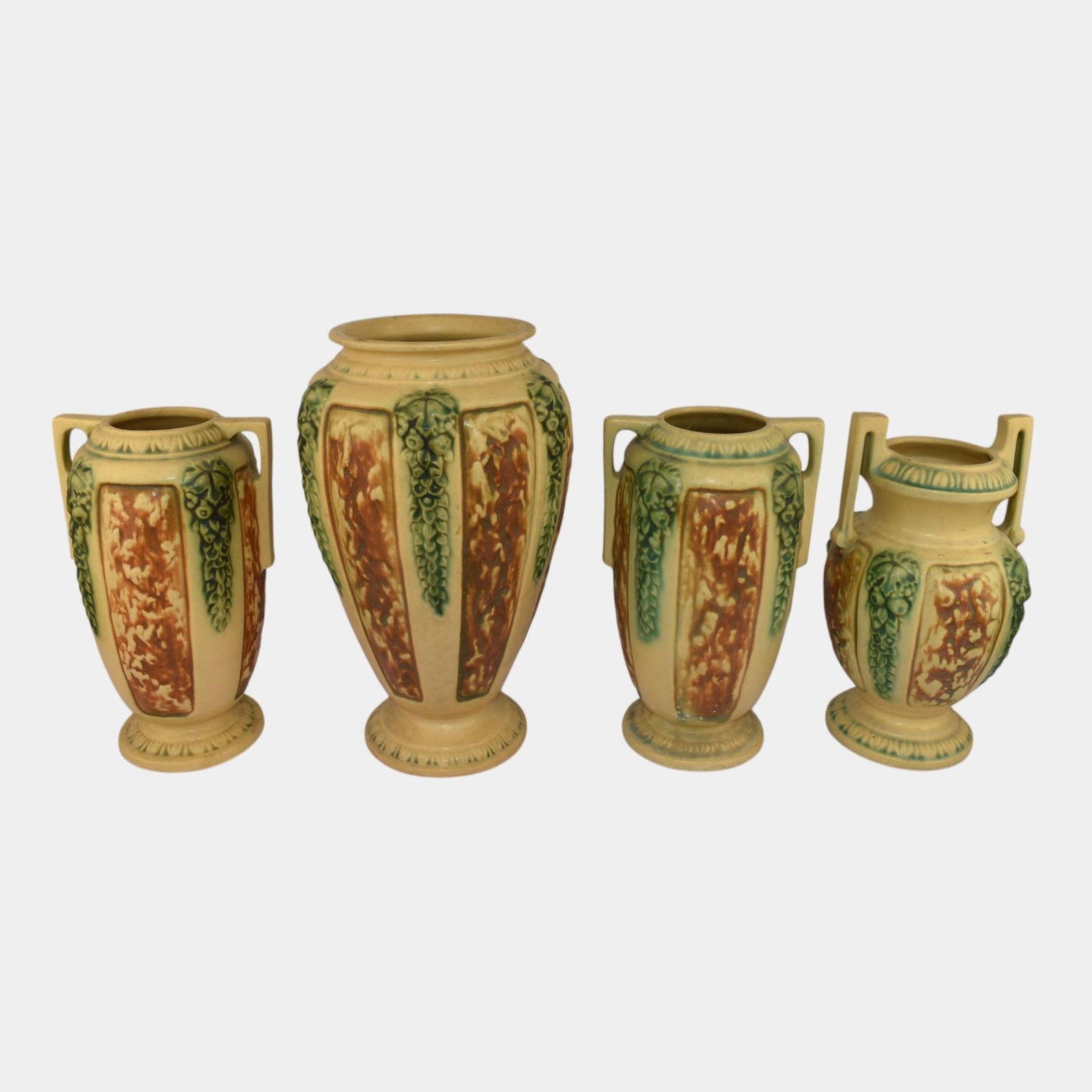 Roseville Florentine II 1933 Vintage Art Pottery Ceramic Vases (1 of 4)