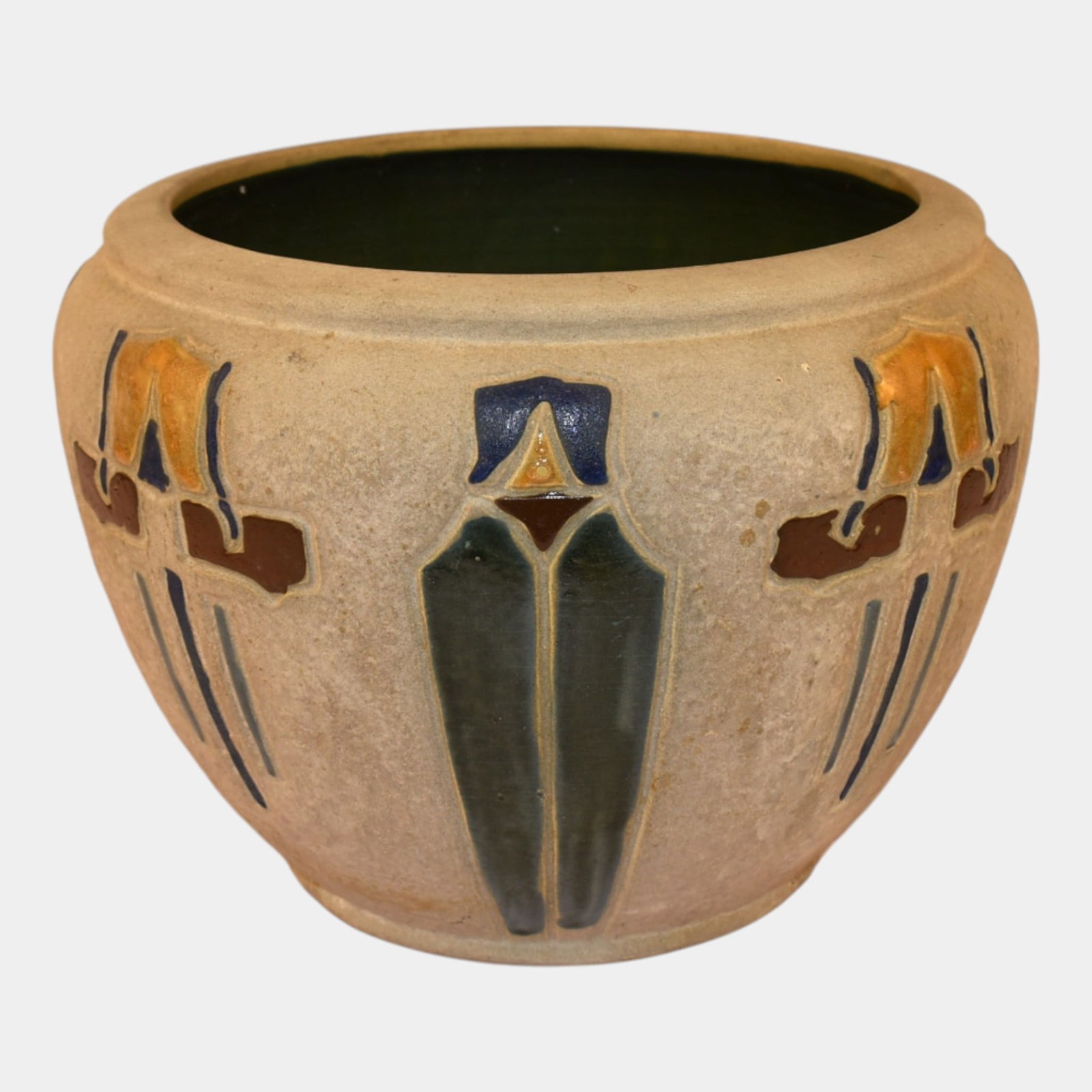 Roseville Mostique Vintage Pottery Large Ceramic Jardiniere Planter 606-7 (1 of 12)